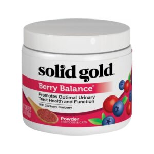 Solid Gold - Berry Balance Urinary Tract Health Powder for Dogs & Cats 3.5 oz