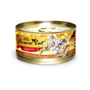 Fussie Cat - Super Premium All Life Stages Cat Can - Chicken in Gravy 80 g