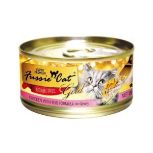 Fussie Cat - Super Premium All Life Stages Cat Can - Chicken & Egg 80 g