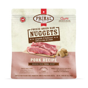Freeze Dried Pork Nuggets Dog Food
