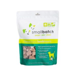 Smallbatch - Freeze Dried Lamb Hearts Dog Treats 3.5 oz