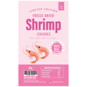 WNP Freeze Dried Shrimp Treats for Dogs & Cats