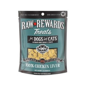 Northwest Naturals - Raw Rewards Freeze Dried Chicken Liver Treats for Dogs & Cats 3 oz