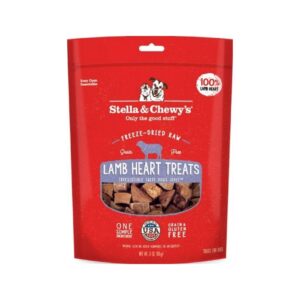 Stella & Chewy's - Freeze Dried Lamb Heart Dog Treats 3 oz