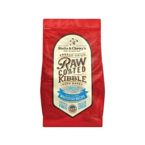 Stella & Chewy's Kibble - Freeze Dried Wild Caught Whitefish Raw Coated Dog Dry Food 22 lb